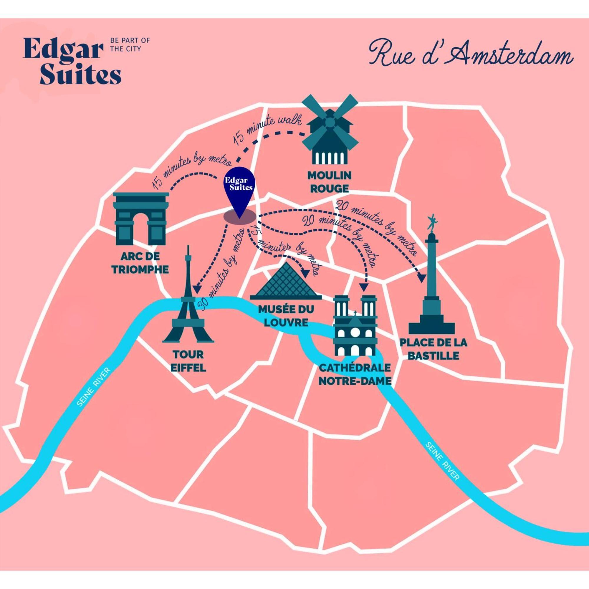 Edgar Suites Saint-Lazare - Amsterdam 巴黎 外观 照片